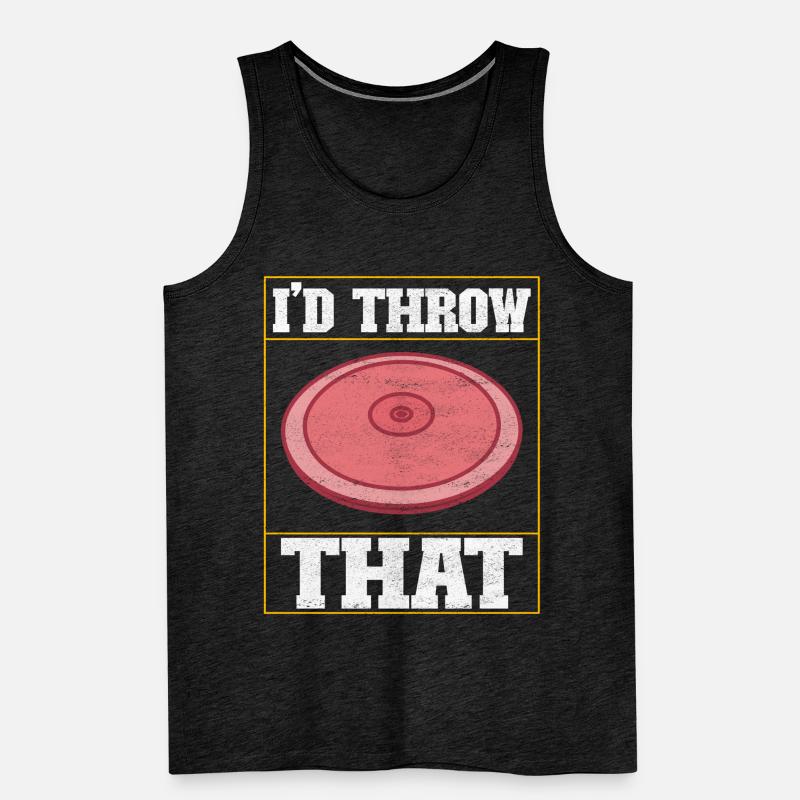 Discus thrower discus throw Men's Premium Organic Tank Top