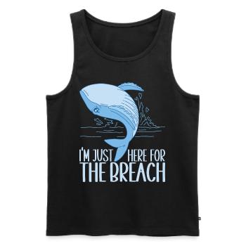 Whales Whale - Men's Premium Organic Tank Top - black - Front - AI Model Male 178 light (178cm)