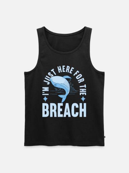 Whales Whale - Men's Premium Organic Tank Top - black