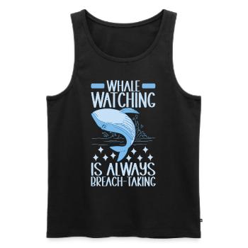 Whales Whale - Men's Premium Organic Tank Top - black - Front - AI Model Male 178 light (178cm)
