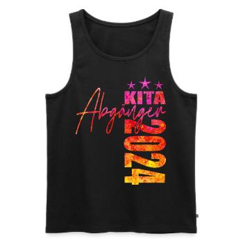 Kita Abgänger 2024 - Männer Premium Bio Tank Top - Schwarz - Vorne - AI Model Male 178 light (178cm)