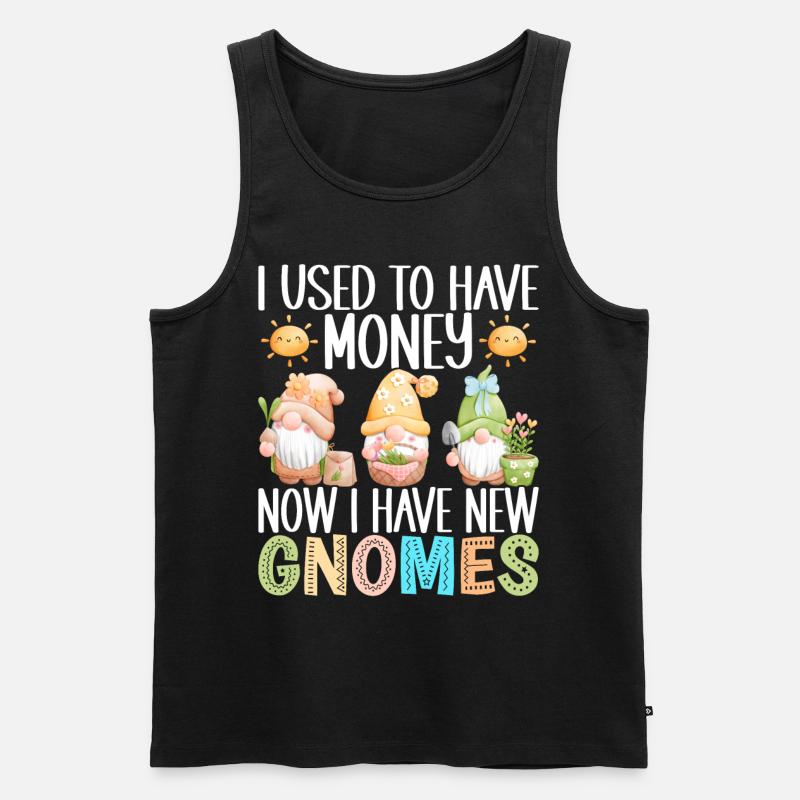 Gartenzwerge Gartenarbeit - Männer Premium Bio Tank Top - Schwarz