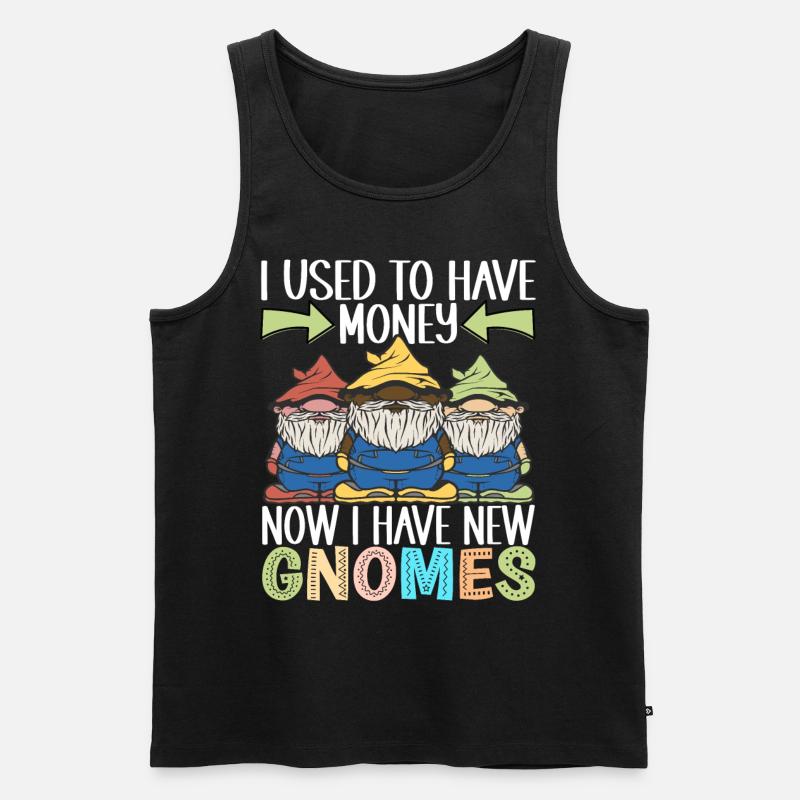 Gartenzwerge Gartenarbeit - Männer Premium Bio Tank Top - Schwarz