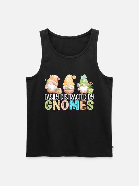 Gartenzwerge Gartenarbeit - Männer Premium Bio Tank Top - Schwarz