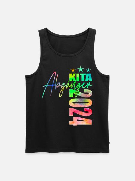 Kita Abgänger 2024 - Männer Premium Bio Tank Top - Schwarz