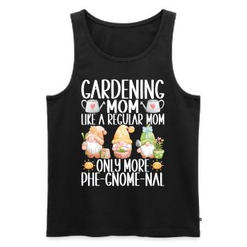 Nains de jardin Jardinage - Débardeur bio Premium Homme - noir - Devant - Michal (187cm)