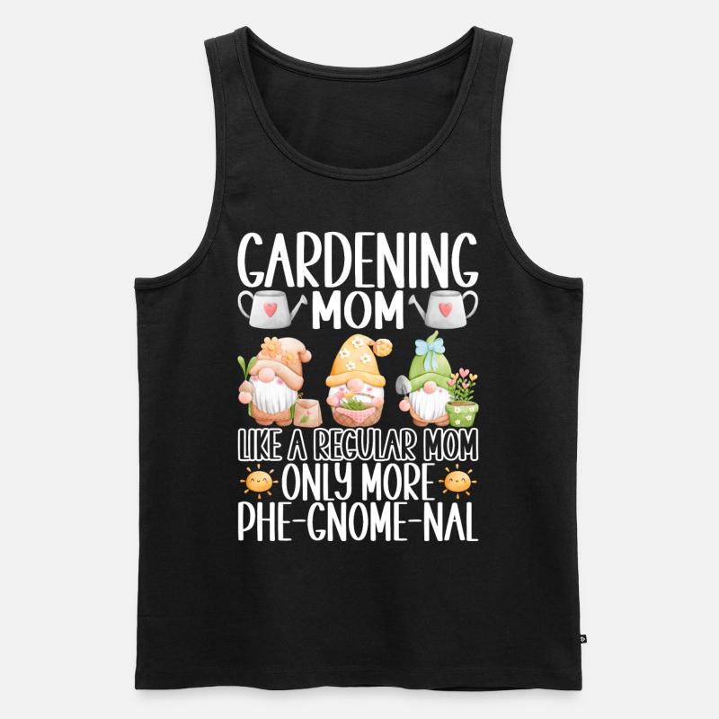 Gartenzwerge Gartenarbeit - Männer Premium Bio Tank Top - Schwarz