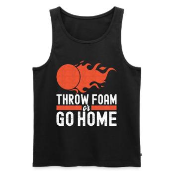 Dodgeball Dodgeball - Men's Premium Organic Tank Top - black - Front - AI Model Male 178 light (178cm)