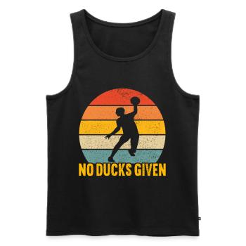 Dodgeball Dodgeball - Men's Premium Organic Tank Top - black - Front - AI Model Male 178 light (178cm)