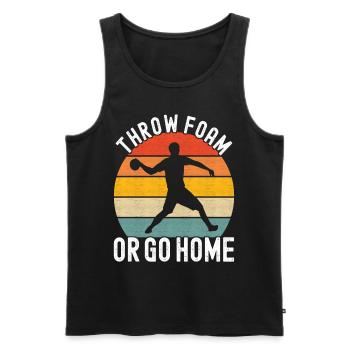 Dodgeball Dodgeball - Men's Premium Organic Tank Top - black - Front - AI Model Male 178 light (178cm)