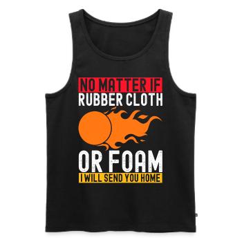 Dodgeball Dodgeball - Men's Premium Organic Tank Top - black - Front - AI Model Male 178 light (178cm)
