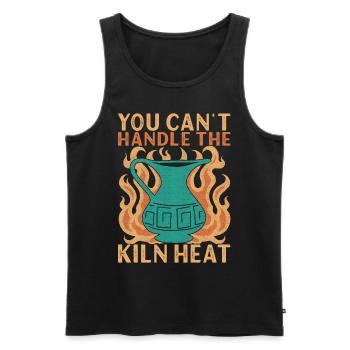 Töpfern Töpfer - Männer Premium Bio Tank Top - Schwarz - Vorne - Michal (187cm)