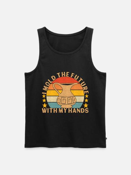 Pottery Pottery - Men's Premium Organic Tank Top - black