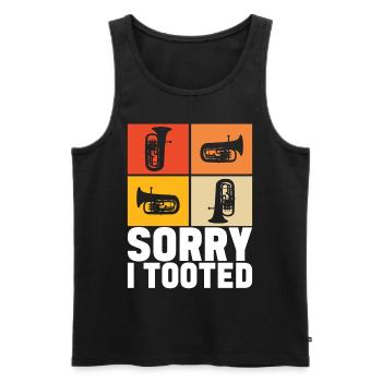 Euphonium Euphoniumspieler - Männer Premium Bio Tank Top - Schwarz - Vorne - AI Model Male 178 light (178cm)