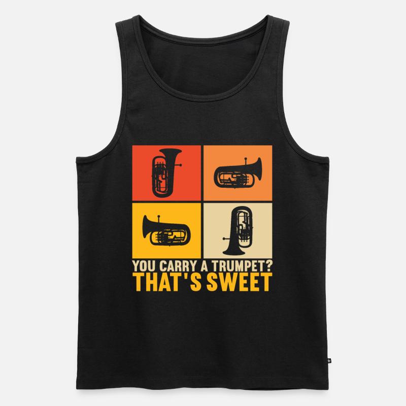 Euphonium Euphonium Player - Men's Premium Organic Tank Top - black