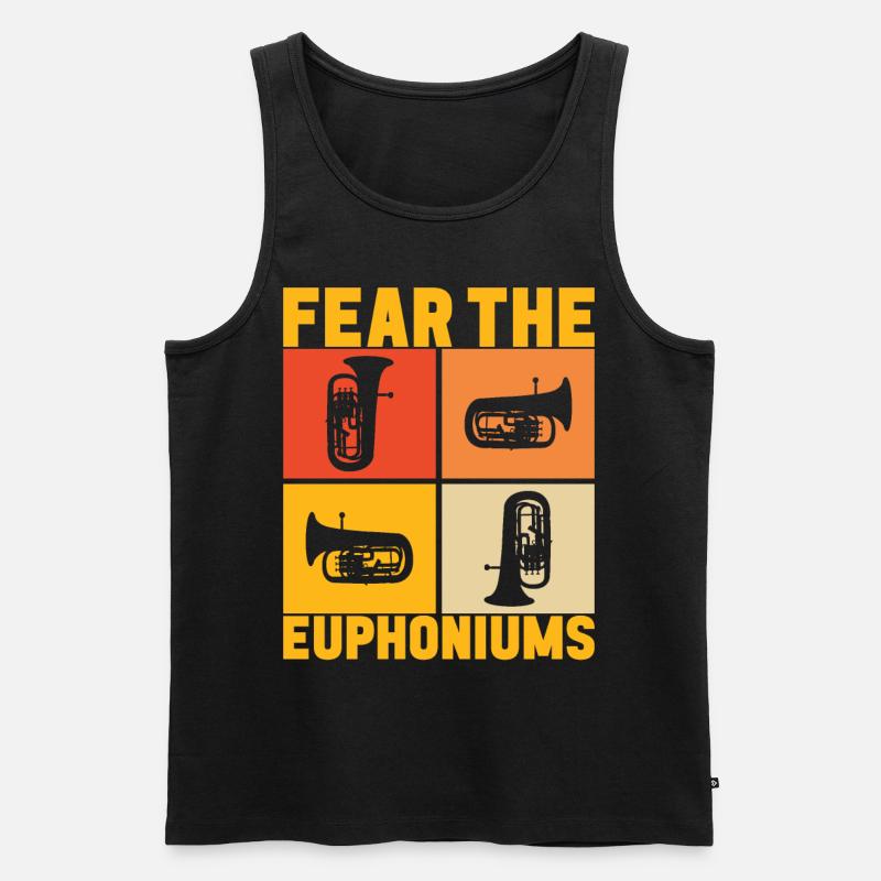 Euphonium Euphonist - Männer Premium Bio Tank Top - Schwarz