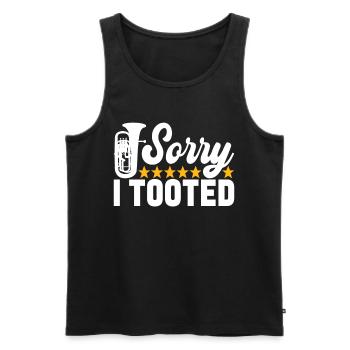Euphonium Euphonist - Männer Premium Bio Tank Top - Schwarz - Vorne - AI Model Male 178 light (178cm)