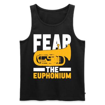Euphonium Euphonist - Männer Premium Bio Tank Top - Schwarz - Vorne - AI Model Male 178 light (178cm)