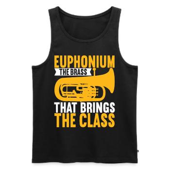 Euphonium Euphoniumspieler - Männer Premium Bio Tank Top - Schwarz - Vorne - AI Model Male 178 light (178cm)