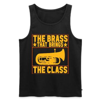 Euphonium Euphoniumspieler - Männer Premium Bio Tank Top - Schwarz - Vorne - AI Model Male 178 light (178cm)