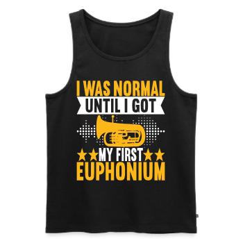 Euphonium Euphoniumspieler - Männer Premium Bio Tank Top - Schwarz - Vorne - AI Model Male 178 light (178cm)