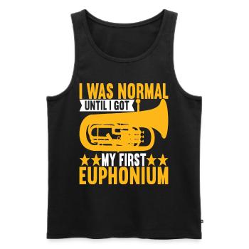 Euphonium Euphoniumspieler - Männer Premium Bio Tank Top - Schwarz - Vorne - AI Model Male 178 light (178cm)