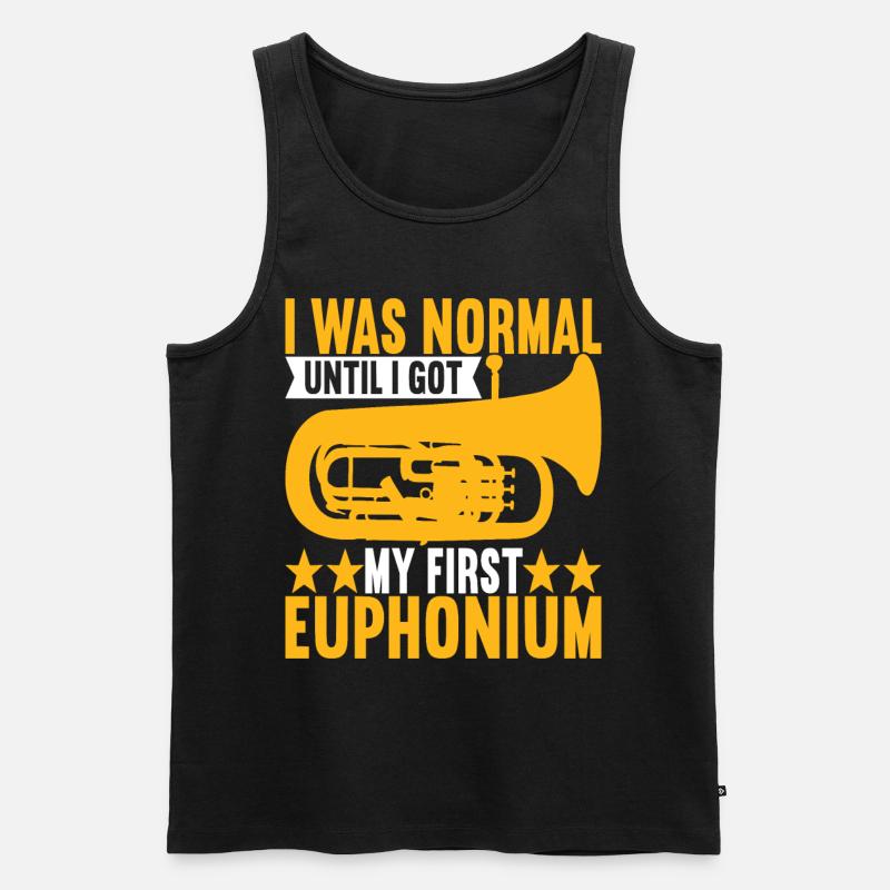 Euphonium Euphoniumspieler - Männer Premium Bio Tank Top - Schwarz