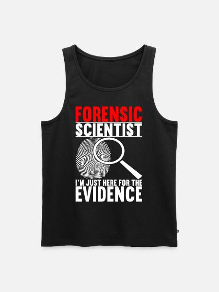 Forensics Forensic Scientist - Men's Premium Organic Tank Top - black