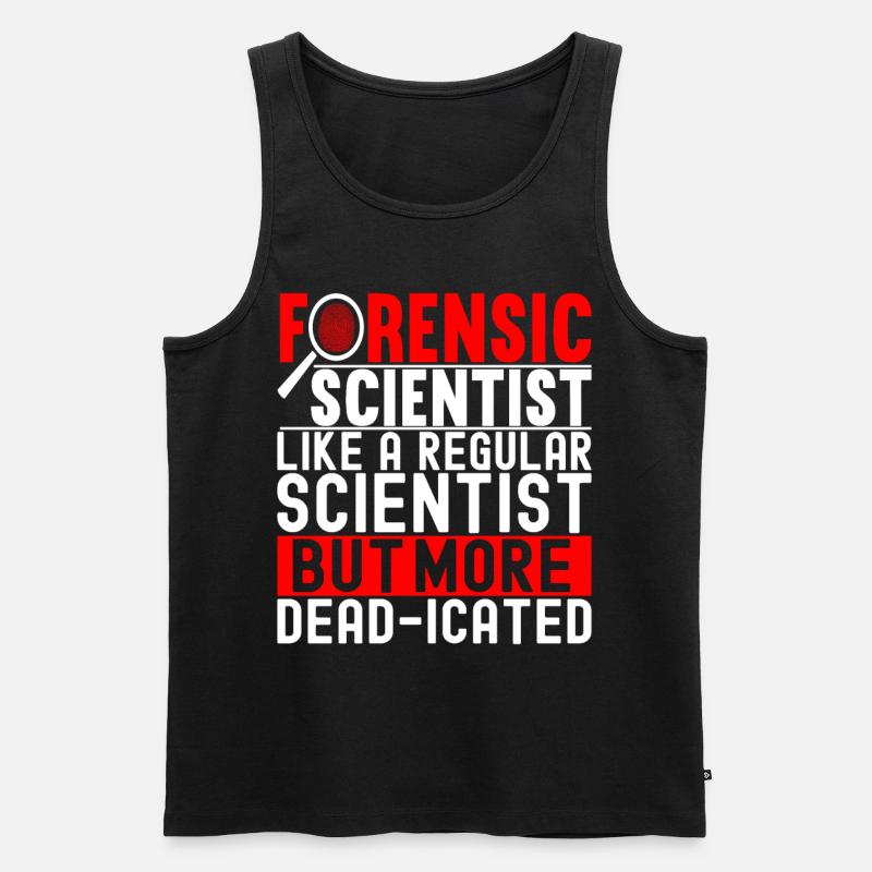 Forensik Forensiker - Männer Premium Bio Tank Top - Schwarz