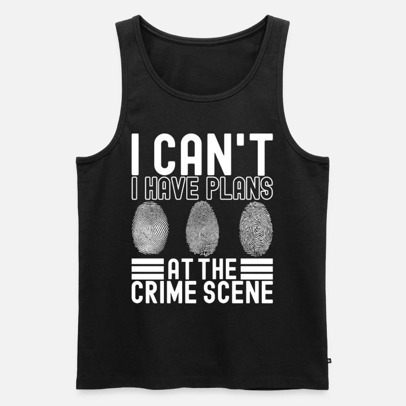Forensics Forensic Scientist - Men's Premium Organic Tank Top - black