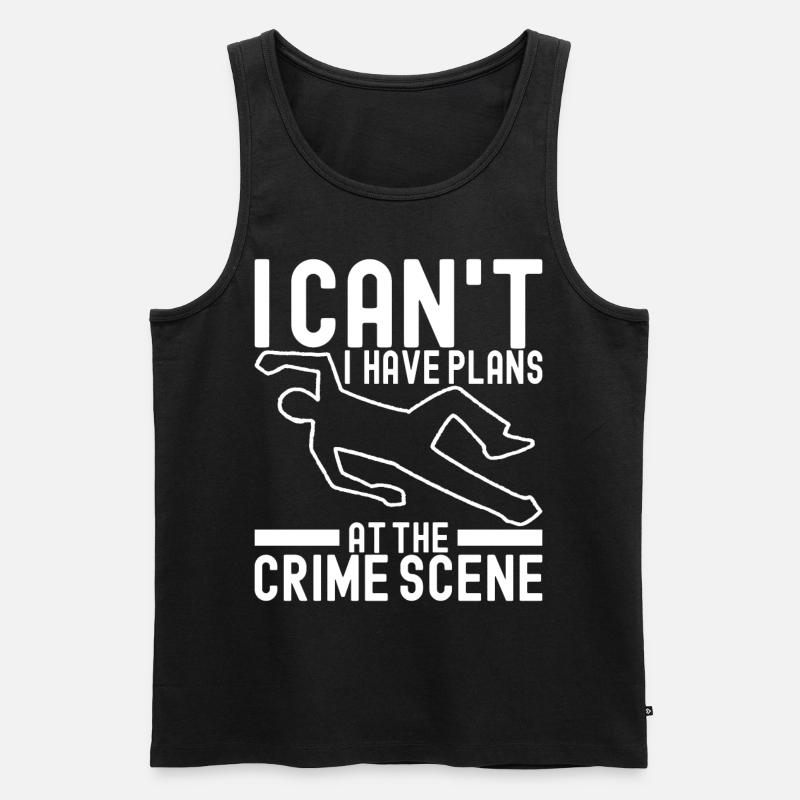 Forensics Forensic Scientist - Men's Premium Organic Tank Top - black