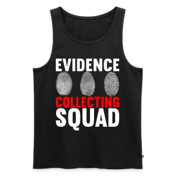 Forensics Forensic Scientist - Men's Premium Organic Tank Top - black - Front - AI Model Male 178 light (178cm)