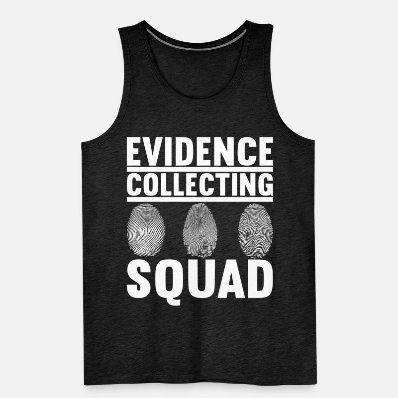 Forensics Forensic Scientist Men's Premium Organic Tank Top