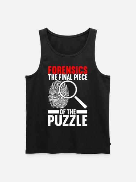 Forensics Forensic Scientist - Men's Premium Organic Tank Top - black