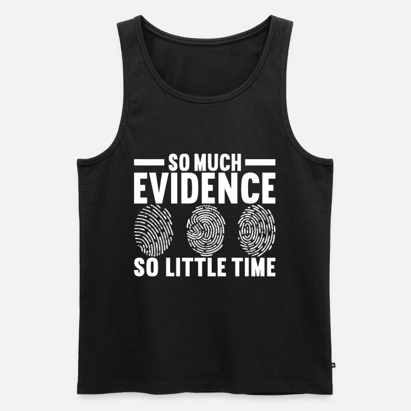Forensics Forensic Scientist - Men's Premium Organic Tank Top - black