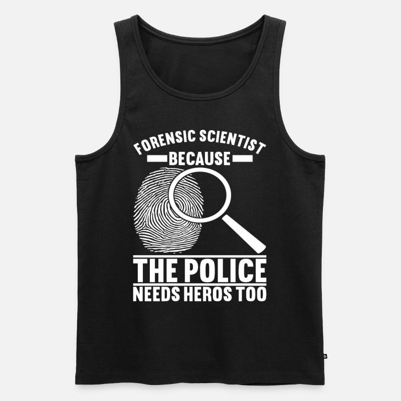 Forensics Forensic Scientist - Men's Premium Organic Tank Top - black