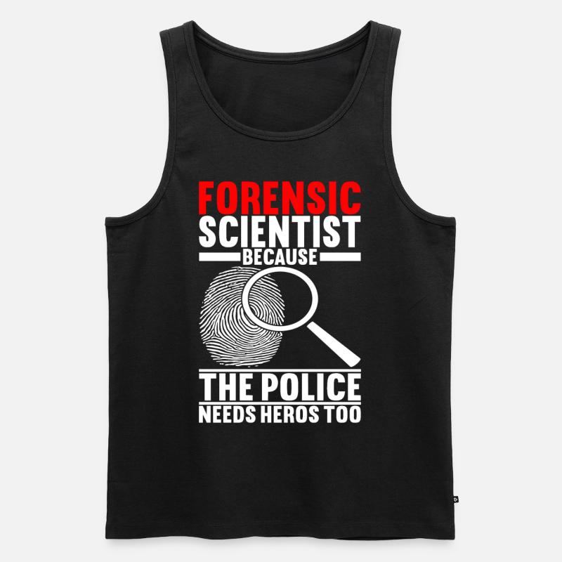 Forensics Forensic Scientist - Men's Premium Organic Tank Top - black