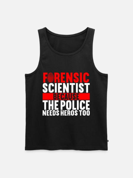 Forensik Forensiker - Männer Premium Bio Tank Top - Schwarz