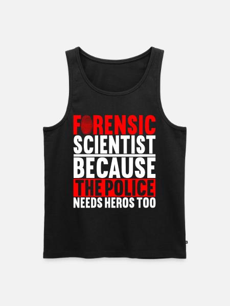 Forensik Forensiker - Männer Premium Bio Tank Top - Schwarz