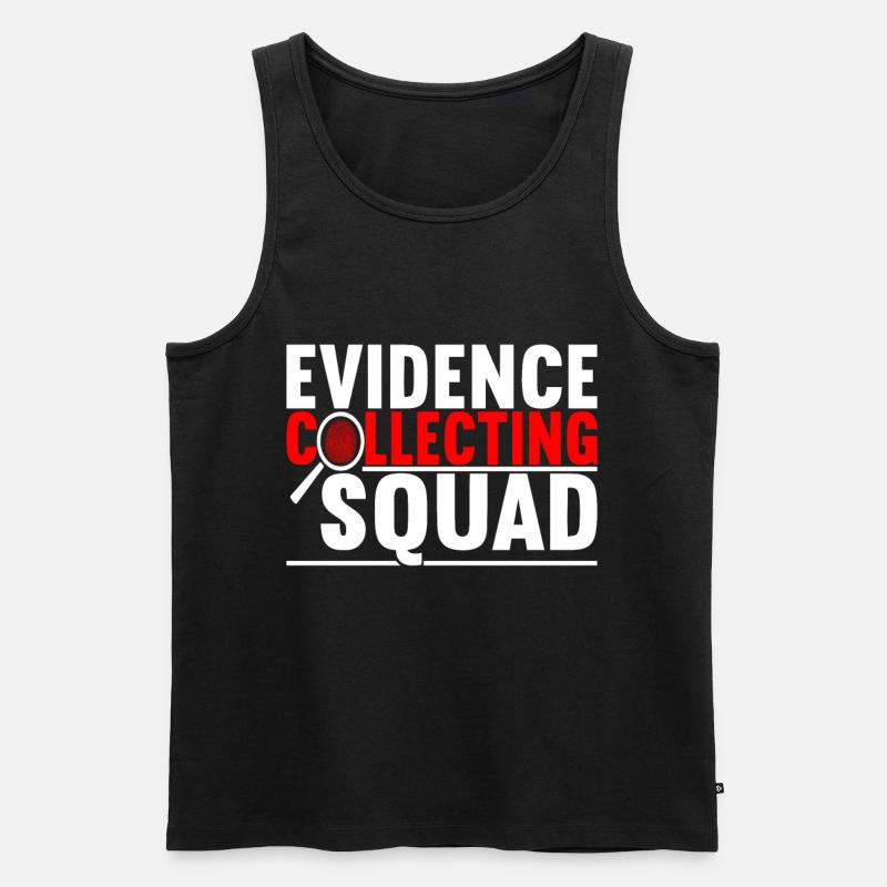 Forensics Forensic Scientist - Men's Premium Organic Tank Top - black
