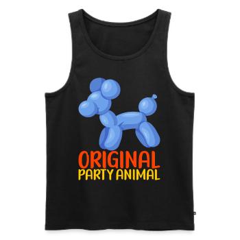 Balloon Animal Balloon Twisting - Men's Premium Organic Tank Top - black - Front - Michal (187cm)