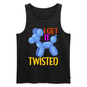 Balloon Animal Balloon Twisting - Men's Premium Organic Tank Top - black - Front - Michal (187cm)