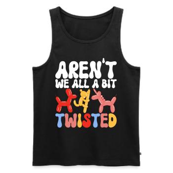 Balloon Animal Balloon Twisting - Men's Premium Organic Tank Top - black - Front - Michal (187cm)