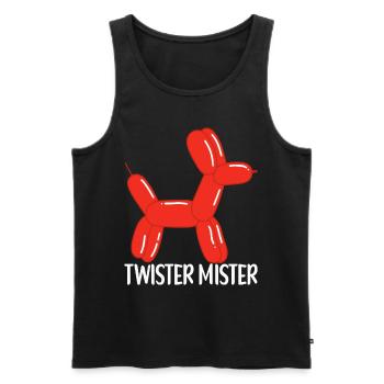 Balloon Animal Balloon Twisting - Men's Premium Organic Tank Top - black - Front - Michal (187cm)