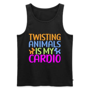 Balloon Animal Balloon Twisting - Men's Premium Organic Tank Top - black - Front - Michal (187cm)