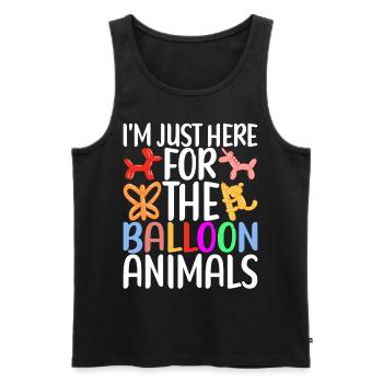 Balloon Animal Balloon Twisting - Men's Premium Organic Tank Top - black - Front - Michal (187cm)