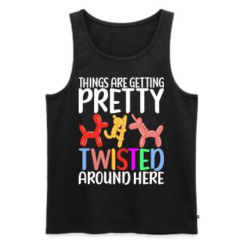 Balloon Animal Balloon Twisting - Men's Premium Organic Tank Top - black - Front - Michal (187cm)