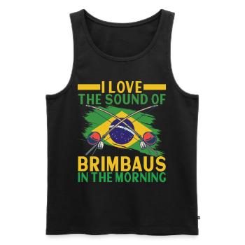 Capoeira Capoeirista - Men's Premium Organic Tank Top - black - Front - Michal (187cm)