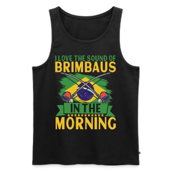 Capoeira Capoeirista - Men's Premium Organic Tank Top - black - Front - Michal (187cm)