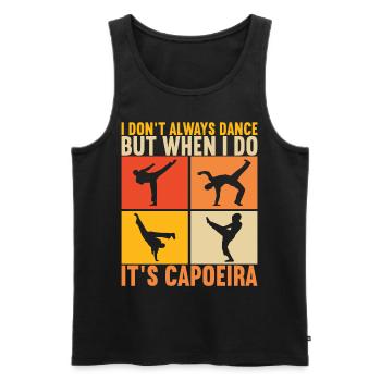 Capoeira Capoeirista - Men's Premium Organic Tank Top - black - Front - Michal (187cm)